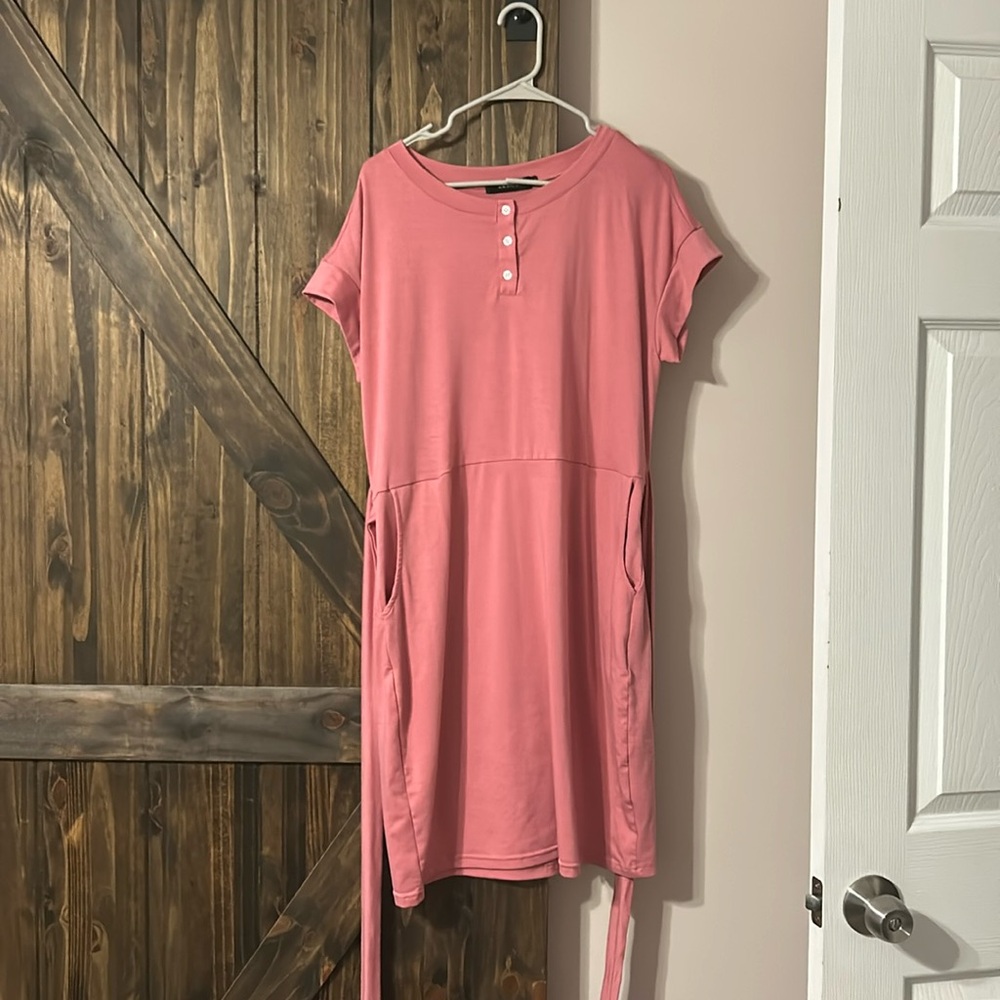 Zesica Large pink dress